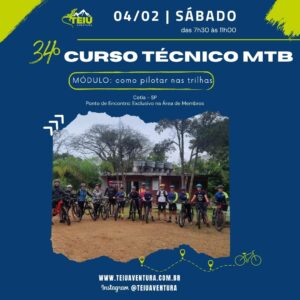 CURSO MTB | 34º Curso Técnico MTB - Como pilotar nas trilhas | 04.02.2023