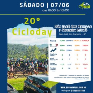 20º CICLODAY | SJC > Monteiro Lobato | São José dos Campos